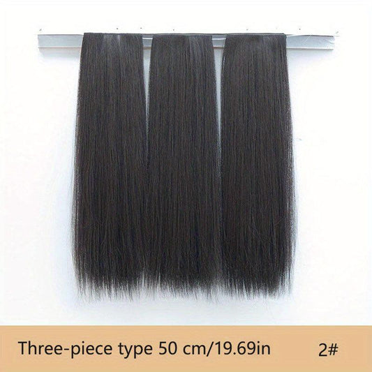 3pcs Hair Pads Synthetic Clip In Hair Extensions
