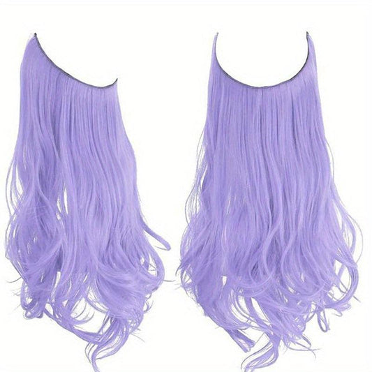 Long Curly Wavy Hair Pieces Synthetic Hair Extensions for Daily Use