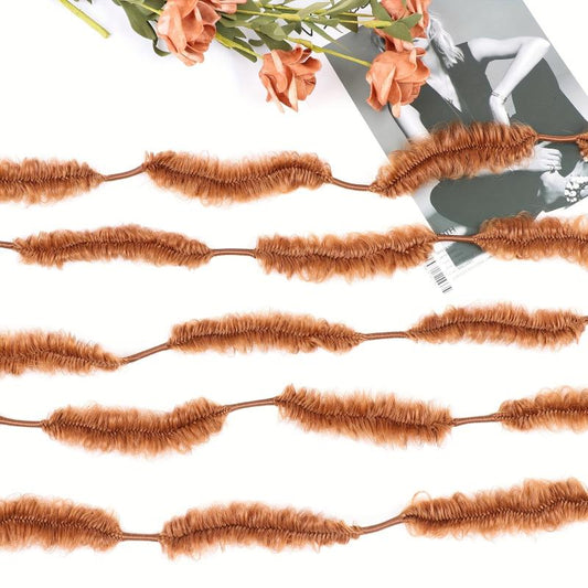45 72 Cm Fishbone Braid Faux Locs Crochet Hair 5 Pieces Into 10 Pieces