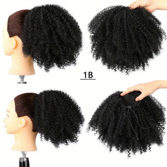 35 56 Cm Afro Kinky Curly Ponytail Extensions For Women
