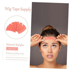 36pcs Lace Wig Tapes Double Sided Red Tape Strong Hold Waterproof