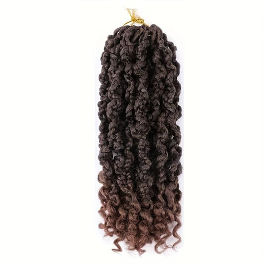 Goddess Box Braids Crochet Hair Curly Ends Boho Wig 1B