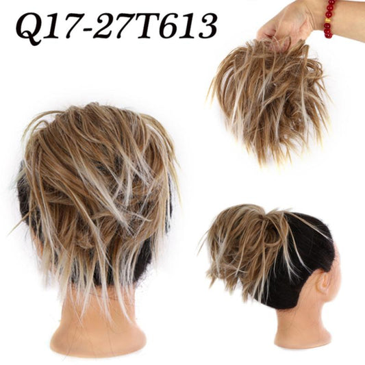 Stylish Messy Bun Hair Extension with Elastic Bands for Women