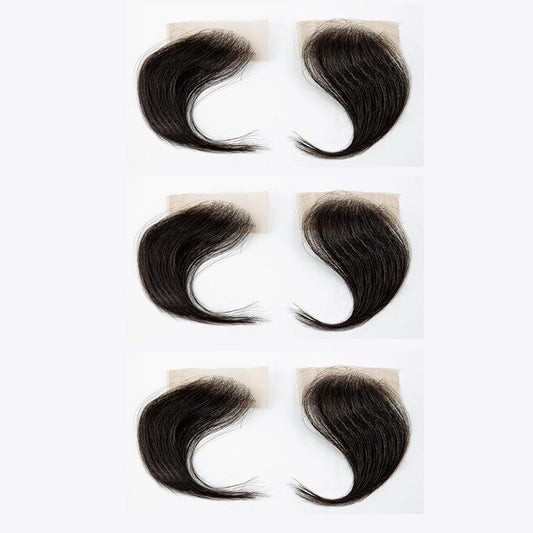 Soft Natural Human Hair Baby Hair Edges Lace Extensions Real Hair Pieces