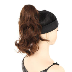 Long Curly Wavy Clip In Ponytail Extensions