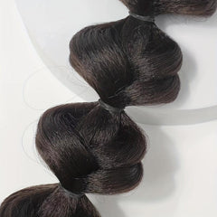 Bubble Ponytail With Elastic Hair Rope Long Ponytail Extensions