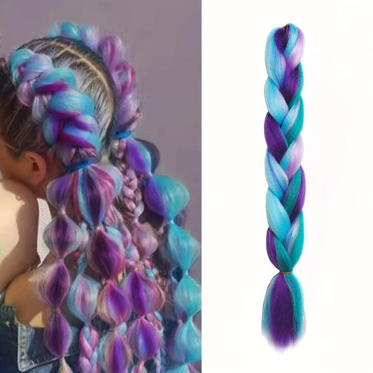 3pcs Ombre Braiding Hair 60 96 Cm Braid Hair Extensions Pre Stretched