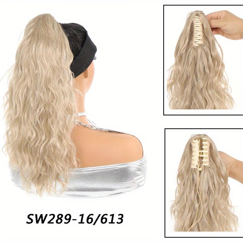 Long Curly Hair Ponytail Grip Extension