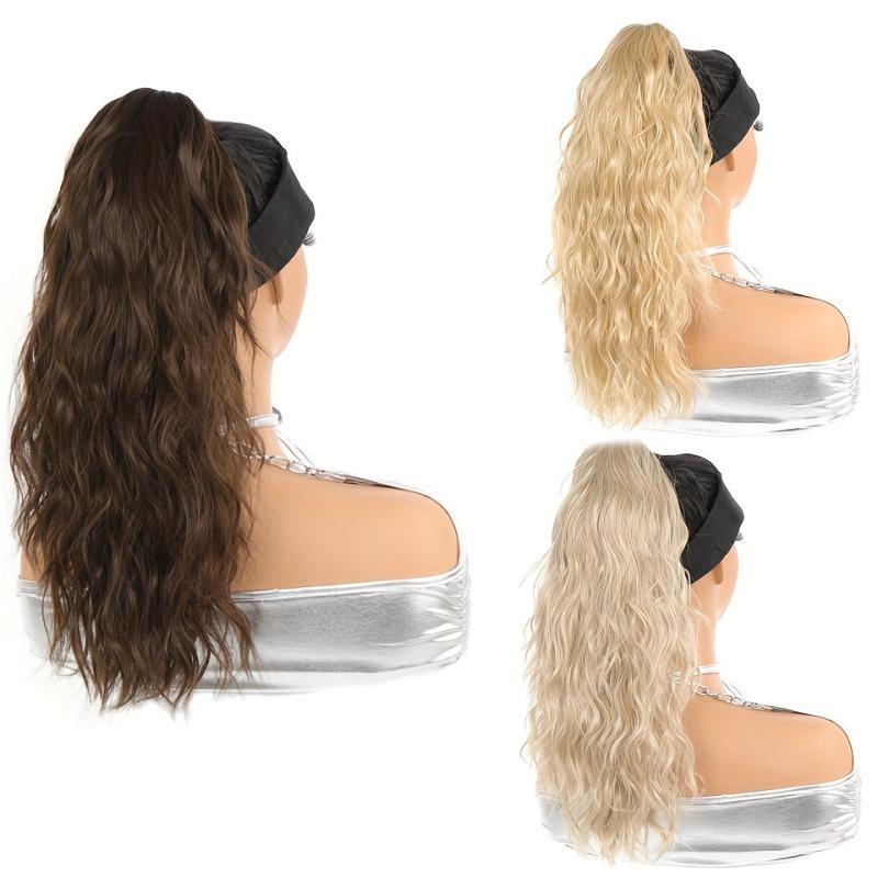 Long Curly Hair Ponytail Grip Extension