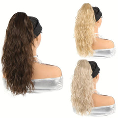 Long Curly Hair Ponytail Grip Extension