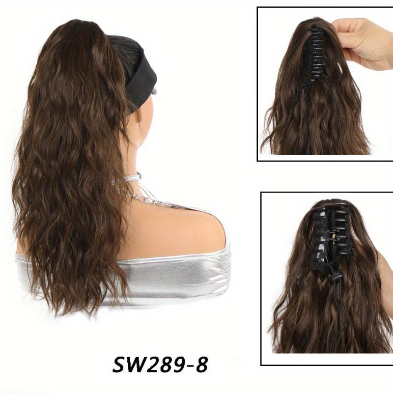 Long Curly Hair Ponytail Grip Extension
