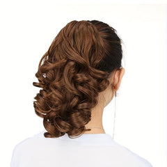 Claw Ponytail Medium Curly Wavy Extensions