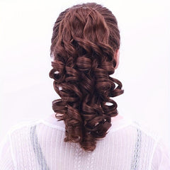 Claw Ponytail Medium Curly Wavy Extensions