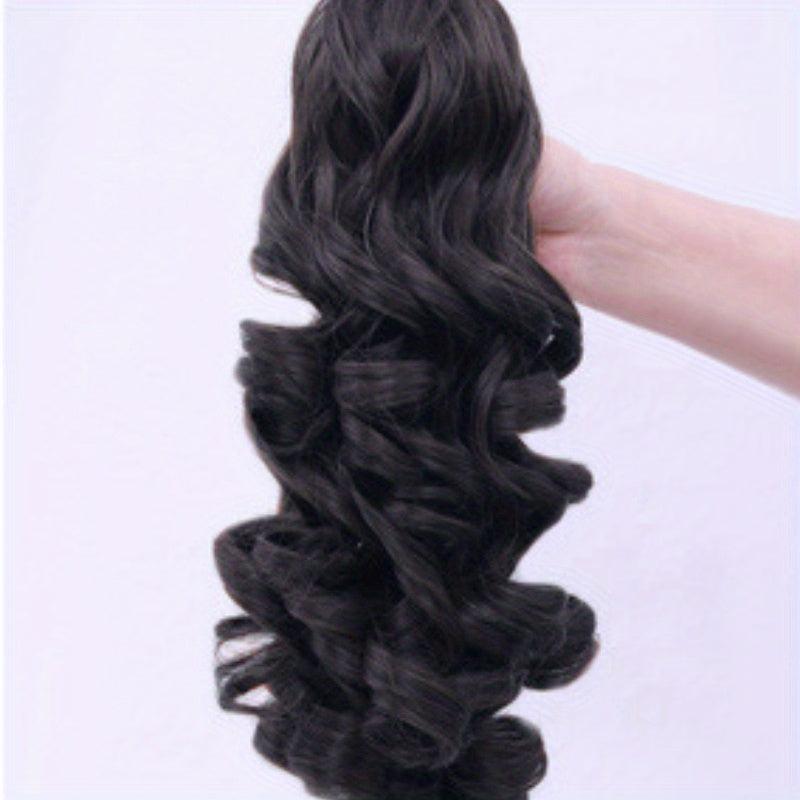 Claw Ponytail Medium Curly Wavy Extensions
