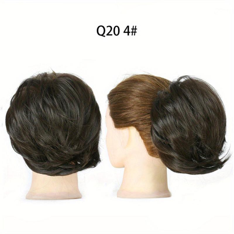 Messy Curly Chignon Ponytail Extensions