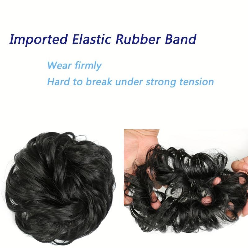 Messy Curly Chignon Ponytail Extensions