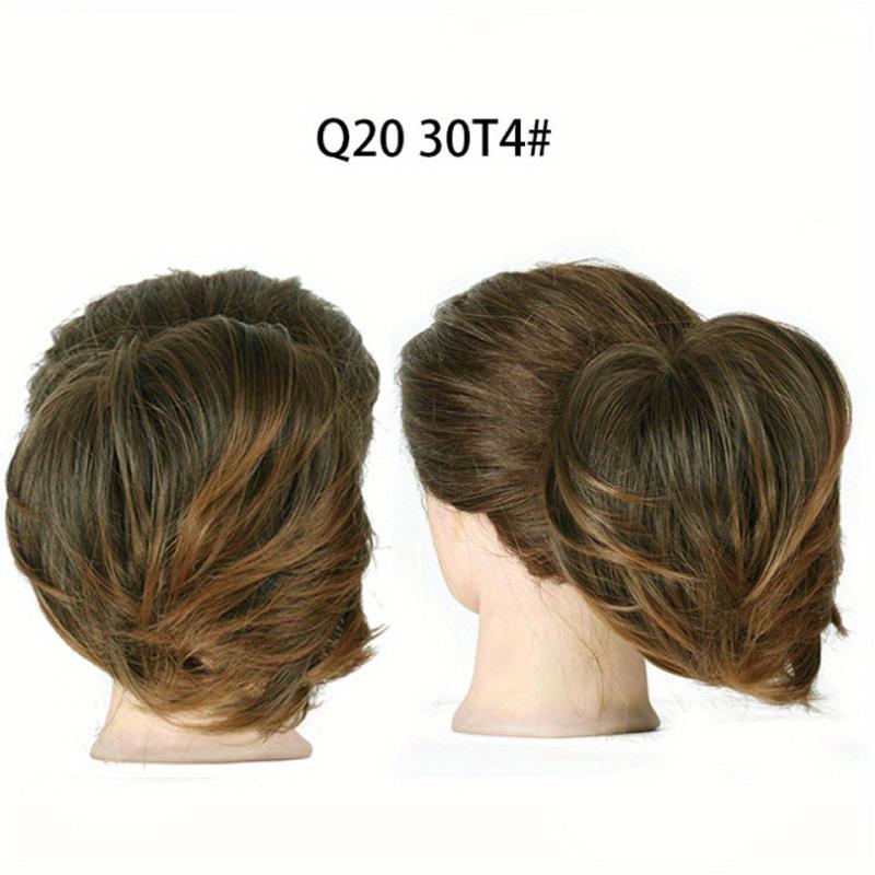 Messy Curly Chignon Ponytail Extensions