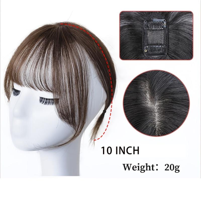 Synthetic Bangs Wig Natural Hair Extension Clip