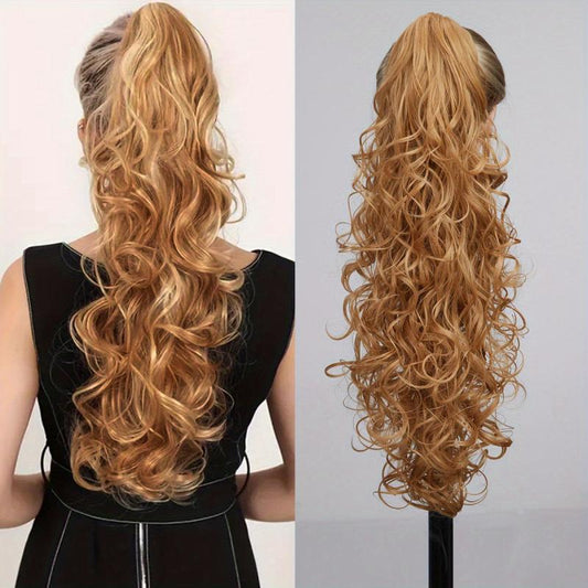 60 96 Cm Claw Ponytail Extension Curly Wavy Hair Extensions for Women