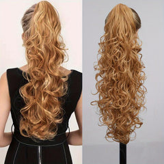 60 96 Cm Claw Ponytail Extension Curly Wavy Hair Extensions for Women