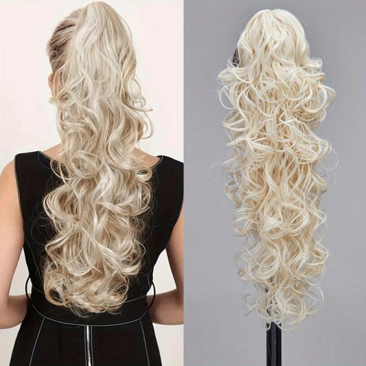 60 96 Cm Claw Ponytail Extension Curly Wavy Hair Extensions for Women