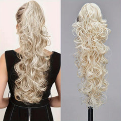 60 96 Cm Claw Ponytail Extension Curly Wavy Hair Extensions for Women