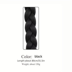 Women's Synthetic Braided Wig 28cm Ponytail Hair Extensions