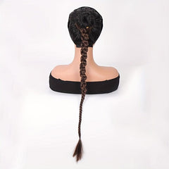 66 cm Long Twist Braid Ponytail Extensions with Hair Tie