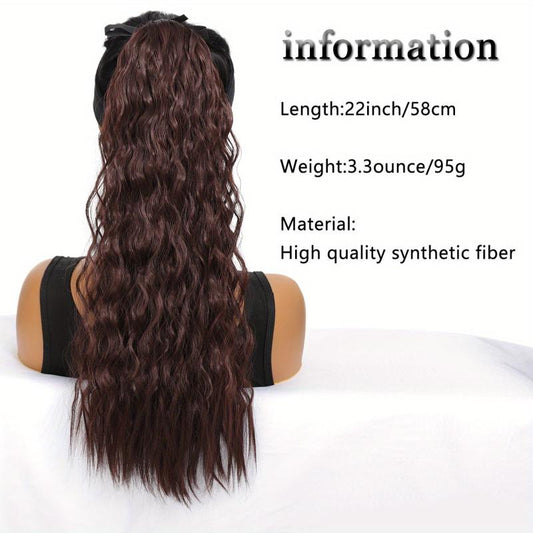 Curly Synthetic Clip In Hair Extensions Natural Looking For Daily Use