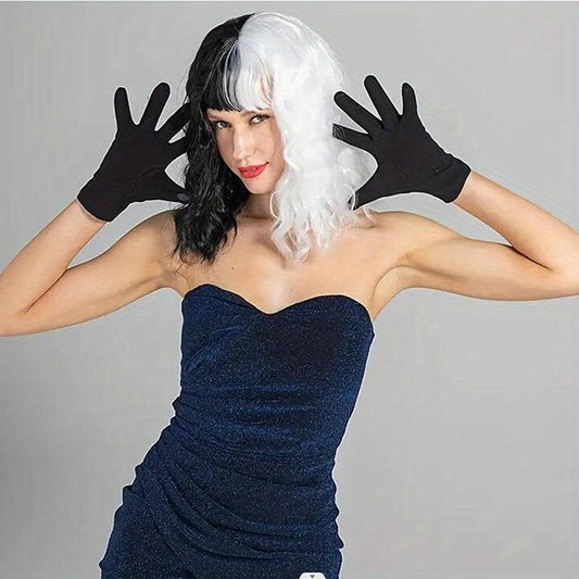 Gemini Synthetic Short Wavy Bob Wig With Bangs