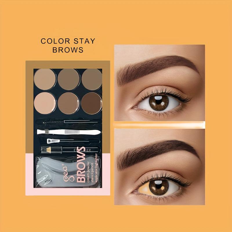 3D Eyebrow Powder & Cream Set Waterproof Makeup
