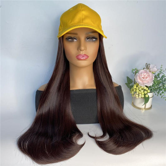Long Curly Synthetic Hair Extensions, Adjustable Base
