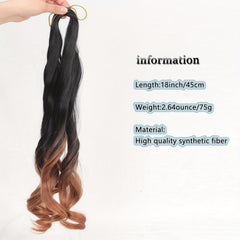 45 72 Cm Ombre Loose Wave Spiral Curl Braids Crochet Hair Extensions