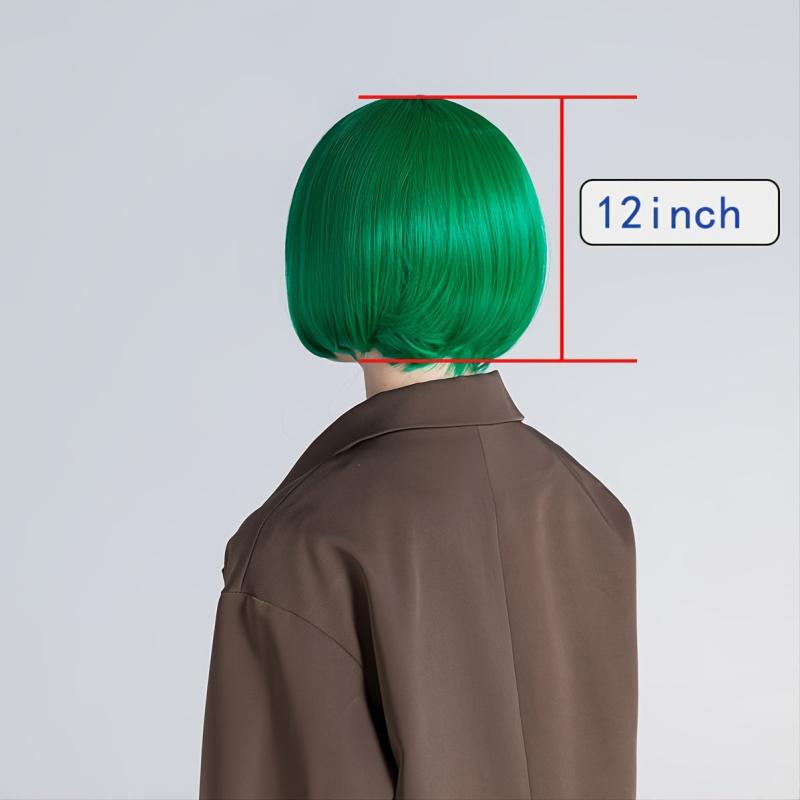 Short Bob Wig with Bangs for Party and Cosplay