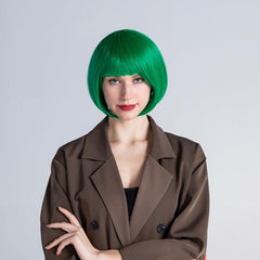 Short Bob Wig with Bangs for Party and Cosplay