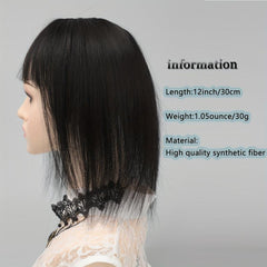 Ultra thin Air Fringe Hair Block Butterfly shaped Hair Pieces For Women