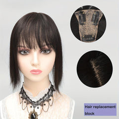 Ultra thin Air Fringe Hair Block Butterfly shaped Hair Pieces For Women