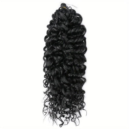 Ombre Long Curly Hair Synthetic Crochet Hair Extensions Natural Looking