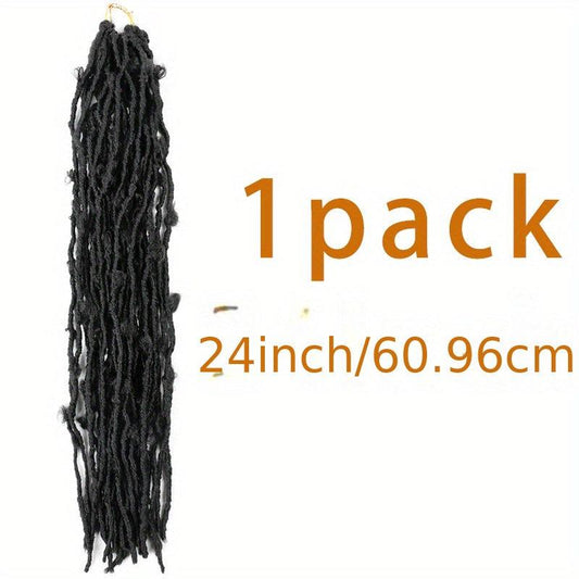 6pack 24inch Synthetic Butterfly Locs Crochet Hair