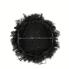 25 4 cm Afro Puff Hair Bun Curly Kinky Hair Extensions Drawstring Ponytail