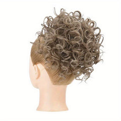 Synthetic Curly Hair Bun Chignon Extensions