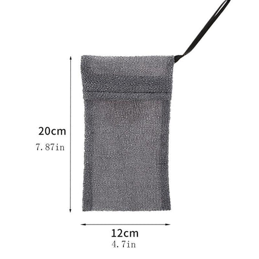 Exfoliating Soap Pouch for Body and Face Bubble Net
