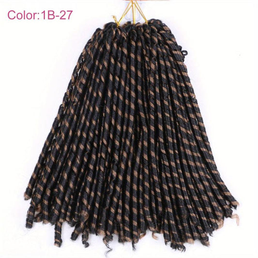 15 Strands Faux Locs Crochet Braids Hair Extensions
