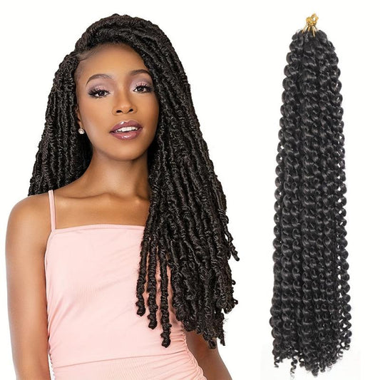 Passion Hair Crochet Braids 45 72 Cm Synthetic Braiding Hair Extension 1B