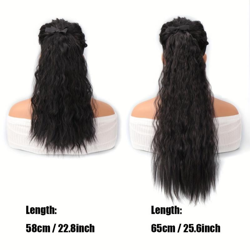 Curly Drawstring Ponytail Extension Synthetic Clip In