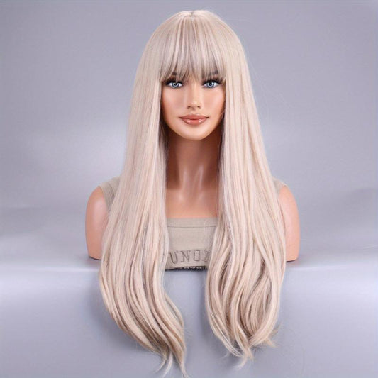 Big Wave Fluffy Synthetic Wig for Daily Use