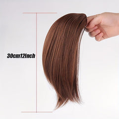 Synthetic Ponytail Extensions with Secure Claw Clip