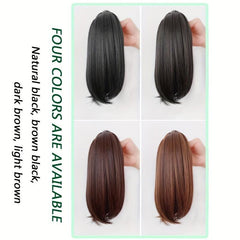 Synthetic Ponytail Extensions with Secure Claw Clip