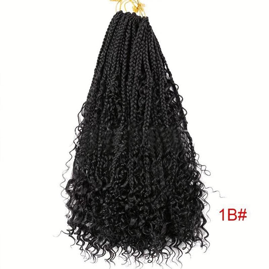 16strands Goddess Box Braids Crochet Hair 14 Inch Ombre Box Braids Crochet Hair