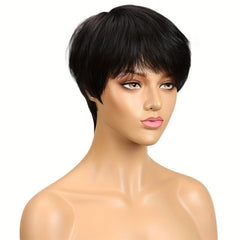 Short Kinky Curly Wigs For Women Pixie Cut Wig Natural Looking Synthetic Wigs